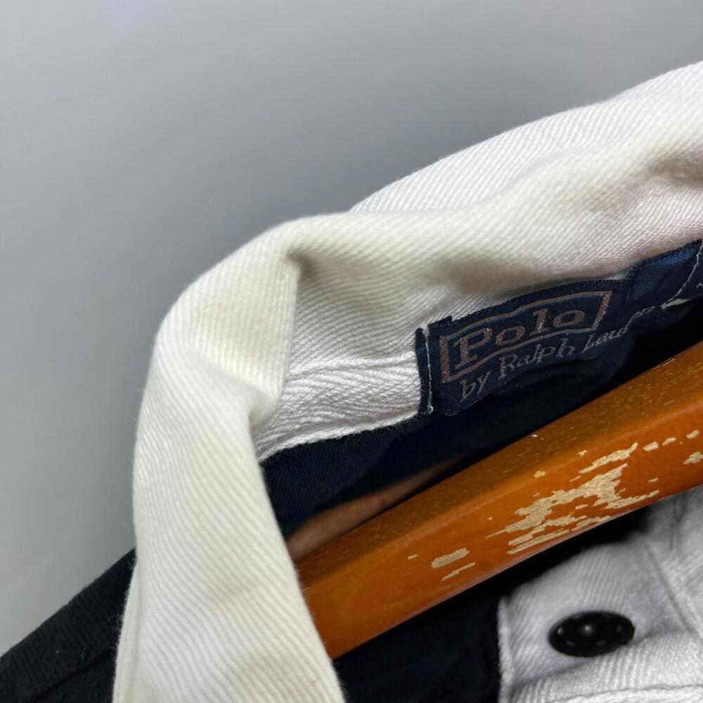 Vintage 90s Polo Ralph Lauren Rugby  Long Sleeve Shirt Small - Picture 14 of 15